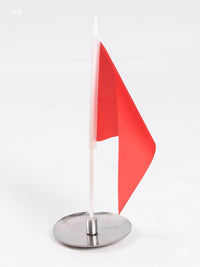 HOW TRUE Golf Putting Green Flagstick with Stainless Steel Hole Cup Base and Red Flag