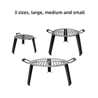 Outdoor Camping BBQ Grill with Tripod Stand for Bonfire and Roasting