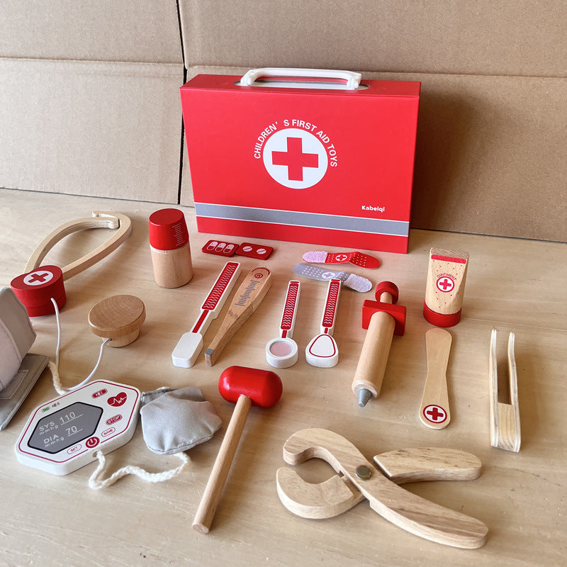 Kids Doctor Play Set with Medical Tools and Costume for Role Play