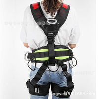Full Body Climbing Harness with CE Certification for Safety and Mountaineering