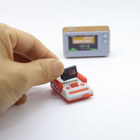 Dollhouse Miniature Retro TV & Game Console Set, 1:12 Scale Living Room Accessories