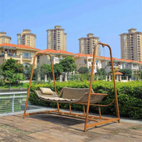 Comfortable Leisure Garden Rattan Swing Chair Hammock Rocking Chair Outdoor Villa Courtyard Balcony Rooftop Hanging Chair
