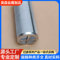 Industrial Flange Filter Screen 304 Stainless Steel Threaded Filter Barrel 10-500 Mesh Skeleton Filter Cylinder