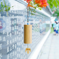 Japanese Style Bamboo Wind Chimes with Stand