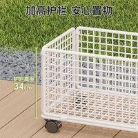 Portable Folding Camping Cart with All-Terrain Wheels for Picnic & Outdoor Activities