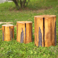 Outdoor Hollow Tree Stump Solar LED Landscape Light for Garden and Villa Decoration
