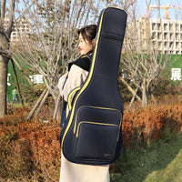 Jinchuan 40/41-inch Acoustic Guitar Gig Bag Thickened Padded Backpack with Accessories Pocket