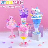 DIY Cream Glue Ice Cream Cup Craft Kit for Kids