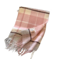 Australian Merino Wool Plaid Scarf for Men and Women, Classic British Style, Warm Winter Neckwear
