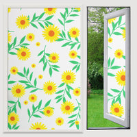 Self-Adhesive Frosted Privacy Window Film for Bathroom and Balcony, Light Transmitting Opaque Glass Sticker