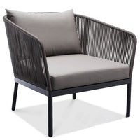 Outdoor Rattan Sofa Set with Coffee Table for Patio Garden Balcony