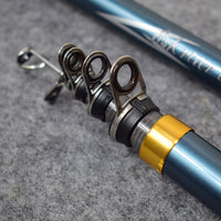 Carbon Fiber Telescopic Fishing Rod with Reel and Line, Super Hard Sea Rod for Rock Fishing and Casting