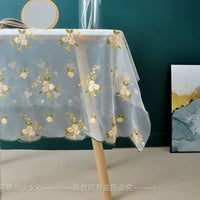 Lace Tulle Dust Cover for TV or Table, Luxury Style