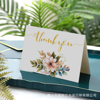 European Style Floral Thank You Cards for Gift Shops & Invitations