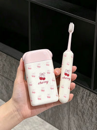2-in-1 Portable Travel Toothbrush and Mouthwash Cup Set for Kids