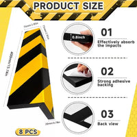 Garage Wall Protector Foam Corner Guard Door Bumper