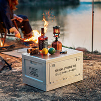 Outdoor Camping Storage Box Foldable Car Trunk Organizer Multi-functional Gear Container