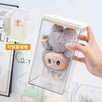 POPMART Labubu Blind Box Display Case Clear Acrylic Organizer for Collectibles