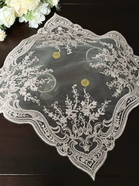 European Lace Embroidered Dust Cover for Small Appliances, Tea Tray, Rice Cooker, Air Fryer, Bread Maker