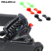 RISK Mountain Road Bike Hydraulic Disc Brake Bleed Screw Dust Cap Oil Nozzle Rubber Sleeve for XT Caliper Repair Parts