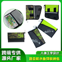 Lure Bait Storage Bag Waterproof Fishing Tackle Organizer with Binder Pages