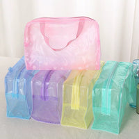 Large Capacity Transparent Travel Wash Bag for Men and Women, Portable Toiletry Organizer Set