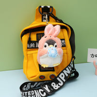 Cute Cartoon Penguin Plush Keychain Backpack Charm