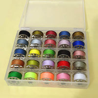Household Sewing Machine Thread Bobbin Hand Sewing Thread Fabric Needle Box Set Sewing Thread Sewing Machine Metal Bobbin Case