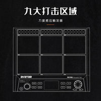 Avatar PD705 Electronic Drum Pad with Sampling and Recording