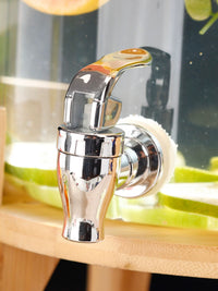 High Temperature Resistant Glass Fermentation Jar with Spigot for Wine, Fruit Infusions, and Beverages, Home Use Sealed Container