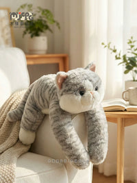 Original Backpack Pet Plush Toy Long Arm Cat Dog Panda Stuffed Animal Creative Hugging Pillow Gift