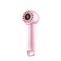 2024 New Portable Mini Handheld Electric Fan with Digital Display for Home and Student Use