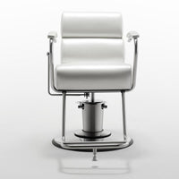 Hydraulic Reclining Barber Chair for Hair Salon, Adjustable Swivel Styling Chair