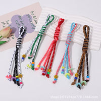 Hand-Woven Paracord Lanyard for DIY Crafts and Outdoor Use