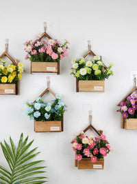 Creative Wall Mounted Artificial Flower Decor for Home & Shop