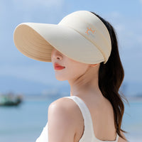 Women's Korean Style Sun Visor Hat for Outdoor Sports and Sun Protection