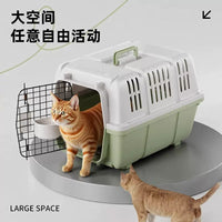 Portable Pet Carrier for Cats and Small Dogs, Airline Approved Travel Crate with Ventilation