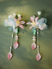 Girls' Hanfu Tassel Hair Clips Chinese Style Ancient Princess Hairpins
