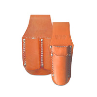 Genuine Leather Electrician Tool Pouch Belt with Multi-Pocket Hardware Plier Holder