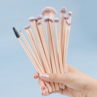 Premium Skin Tone Eye Makeup Brush Set - Concealer, Eyeshadow, Highlight, Detail Brushes