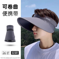 Summer Wide Brim Sun Visor Hat for Men and Women, Outdoor UV Protection Fishing Sports Cap