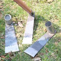 Forged Steel Hoe for Gardening, Weeding, and Land Reclamation