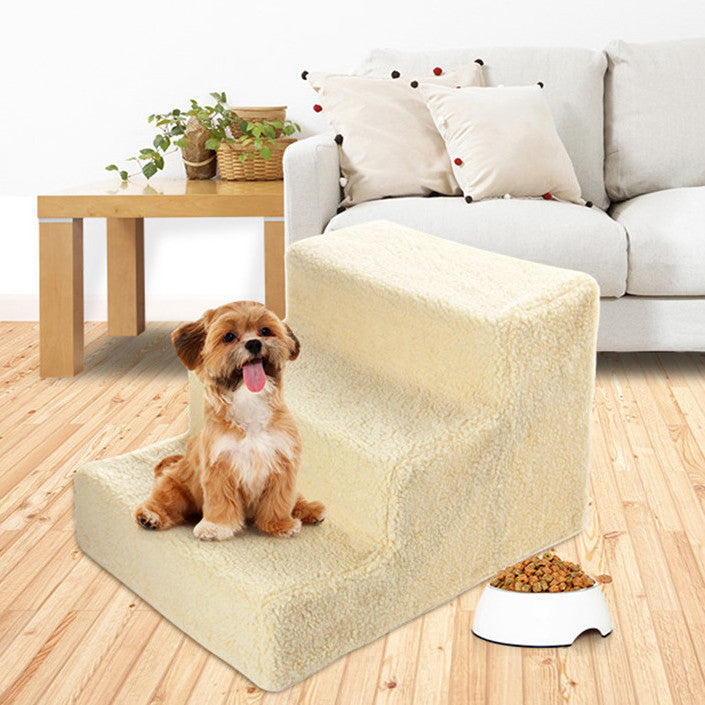 Pet Plastic 3/4-Step Detachable Stairs for Small Animals and Children