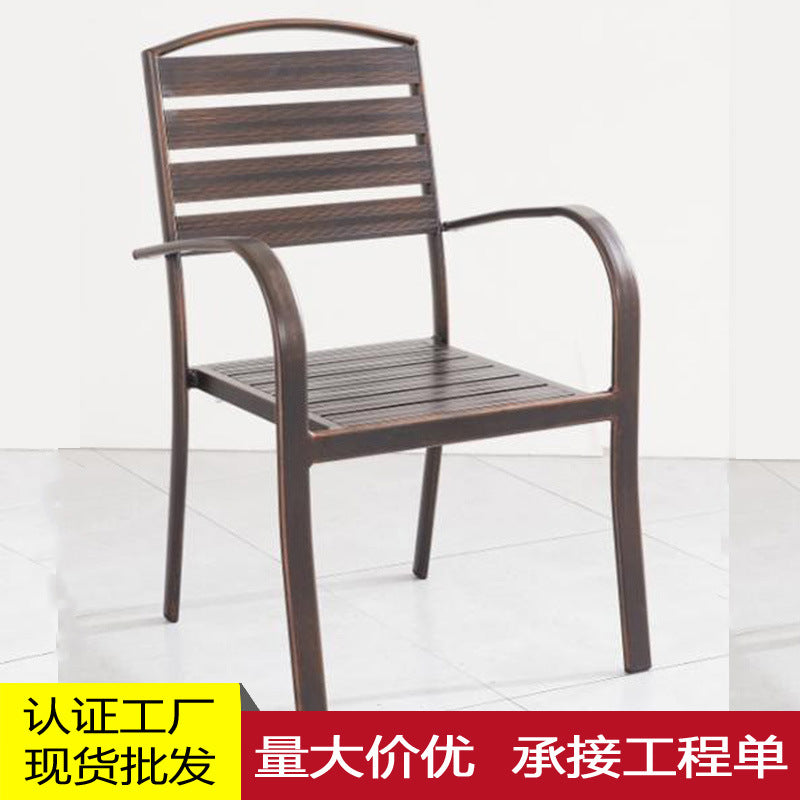Outdoor Cast Aluminum Bistro Table and Chairs Set for Patio, Cafe, and Garden