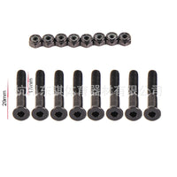 M5 Carbon Steel Skateboard Truck Mounting Hardware Set with Nuts