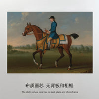 European Vintage Equestrian Art Print Canvas for Office Home Wall Decor