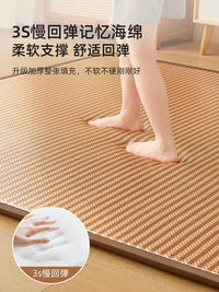Ice Silk Rattan Sleeping Mat Tatami Floor Mattress for Summer