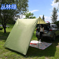 Car Side Awning Tent for Outdoor Camping and Road Trips, SUV Tailgate Shade Shelter