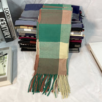Plaid Scarf for Men and Women, Autumn/Winter Warm Fashion British Style