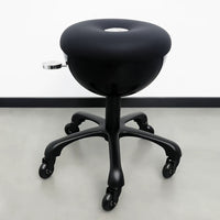 Hair Salon Swivel Styling Chair with Silent Wheels and Adjustable Height